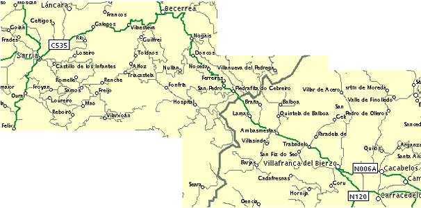 Mapa de la zona