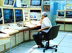 Sala de control de Robledo de Chavela (Madrid). � NASA