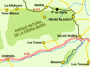 Mapa de la zona