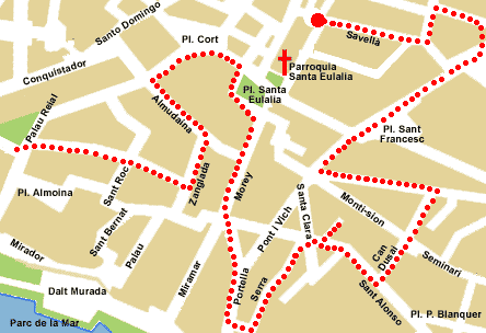 Mapa de la Ruta
