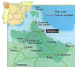 Mapa de la zona