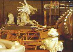 Fallas en el taller de Juan Capella. 