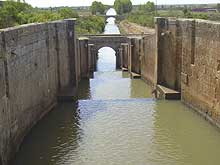 Canal de Castilla esclusas