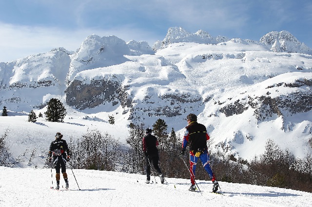 Esquí de fondo en el Pirineo francés
